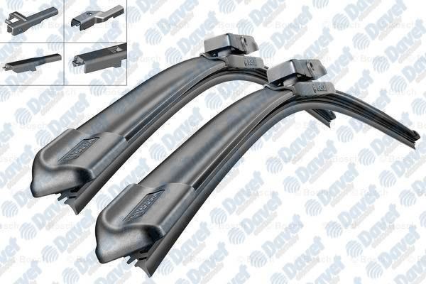 BOSCH 3397007462 On Aerotwin Multiclip Silecek Seti - [600-475 Mm] Muz Tipi Silecek Alpina Audi Bmw Infiniti Jaguar Land Rover Mercedes Renault Skoda Vw